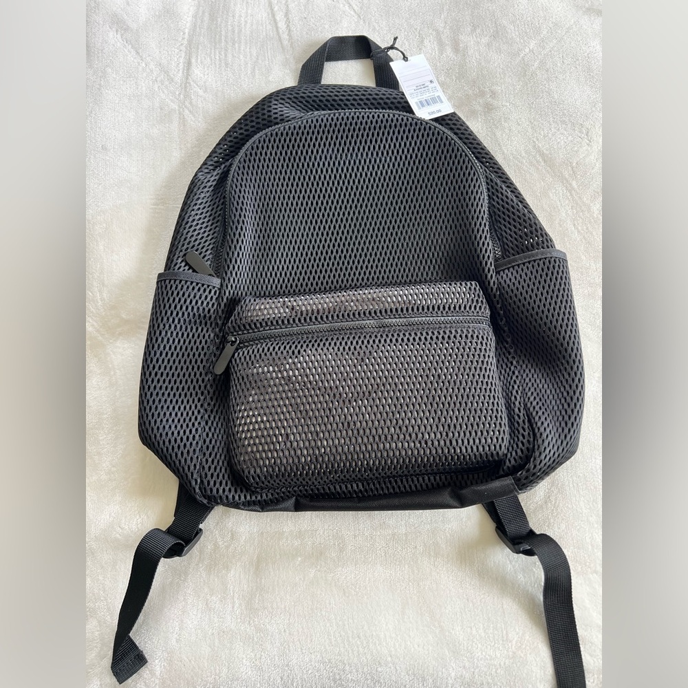 Unisex Shade & shore Mesh Everyday Backpack - Black NWT